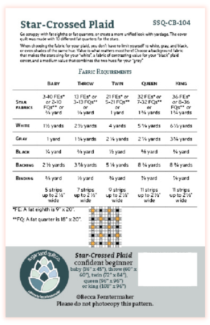 Star-Crossed Plaid