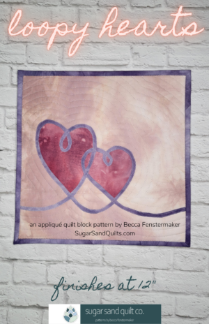 Loopy Hearts Block